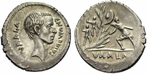 numonia roman coin denarius
